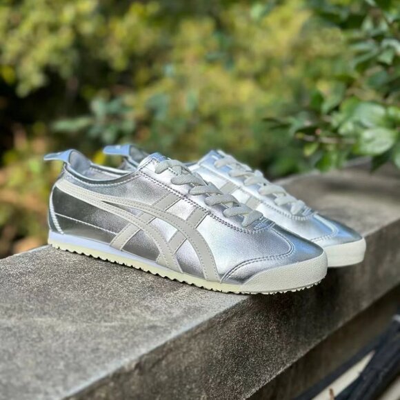 Asics Onitsuka Tiger Mexico 66 Silver Off White - Picture 1 of 5